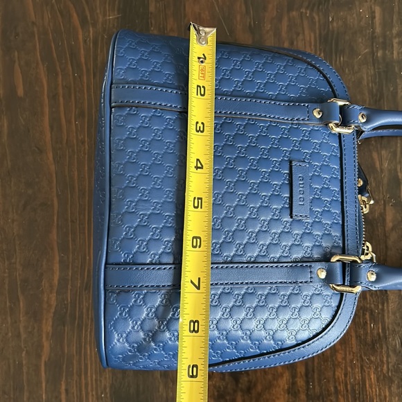 NEW Gucci Satchel Shoulder Strap Leather Purse Authentic - Picture 11 of 11